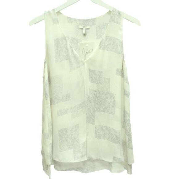 Joie Silk Lace Printed Blouse - Picture 2 of 3